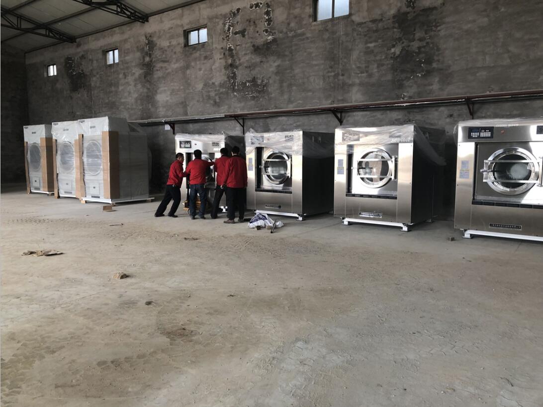 保定洗衣廠洗衣房設備昨日送貨完畢 保定洗衣廠洗衣房設備昨日送貨完畢
